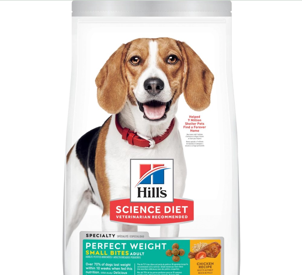 Hill's Science Diet Perfect Weight Adult Dry Dog Food - Small Bites, Chicken