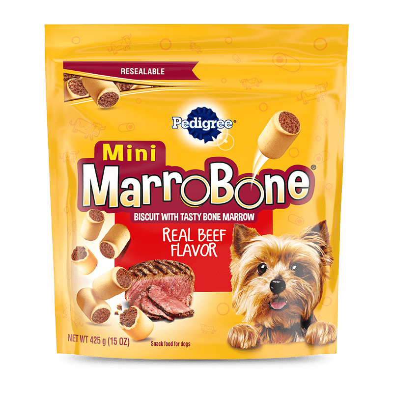 PEDIGREE MARROBONE Real Beef Flavor Toy/Small Snacks for Dogs 15oz